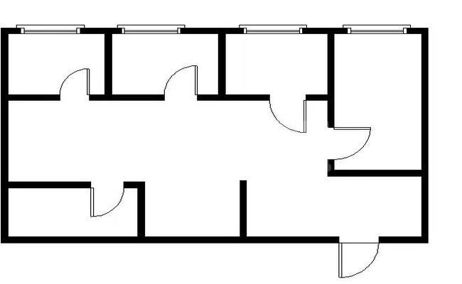 天迈商务楼 230m²办公室 3.4元/m²/天 精品装修